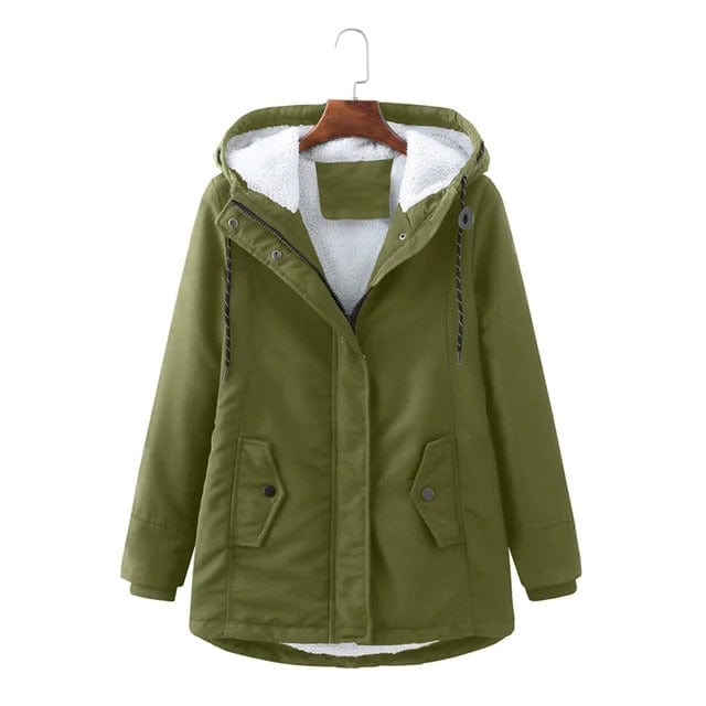 Parka pour femmes avec cordon
