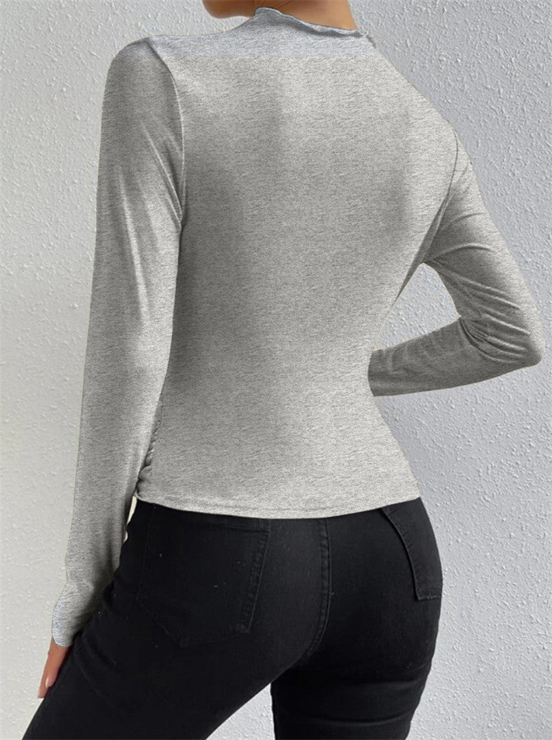 Chemisier Drapé Femme