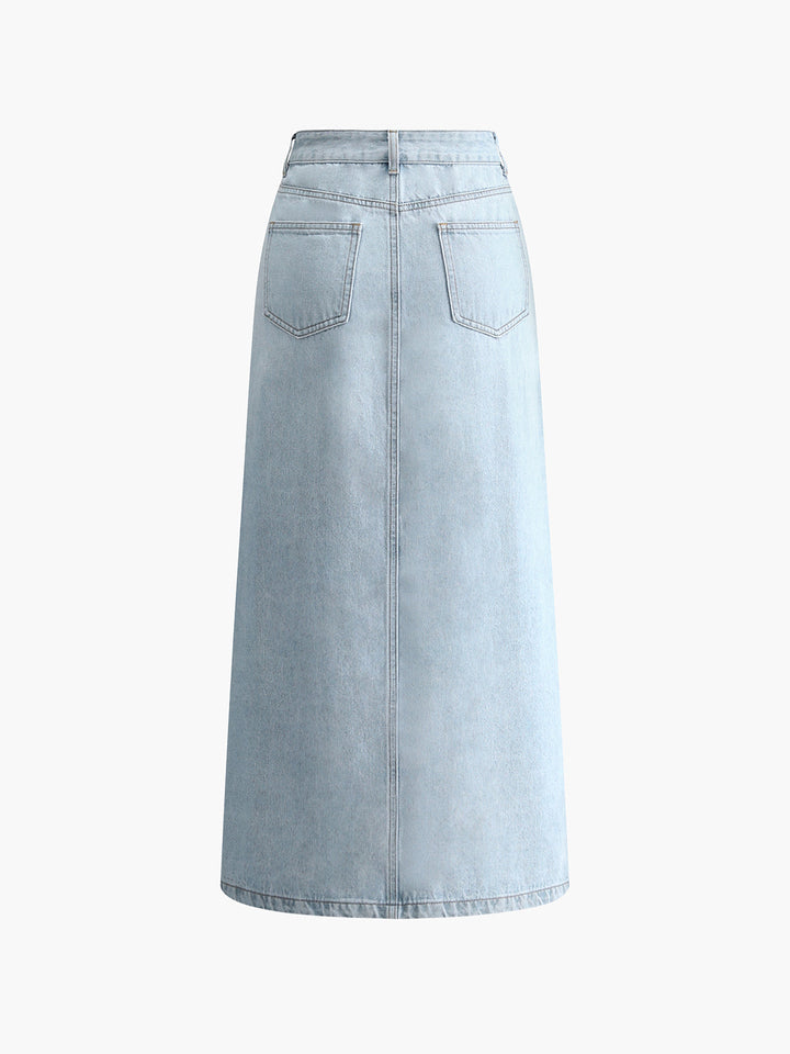 Jupe en Jean Taille Haute pour Femmes