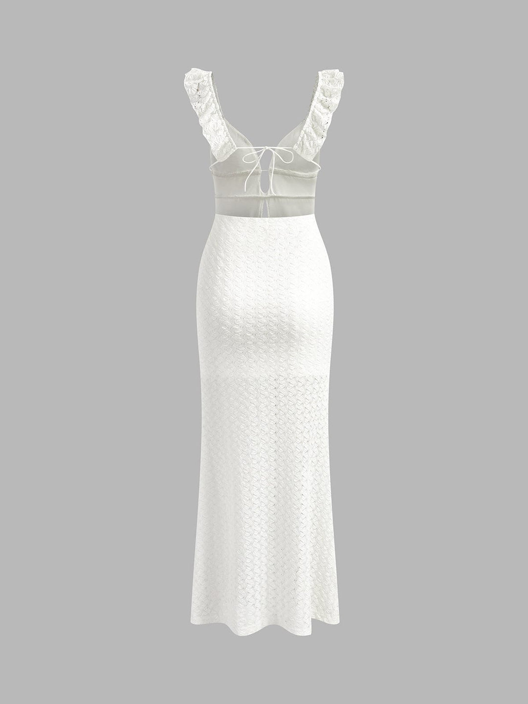 Robe de soirée maxi texturée pour femmes