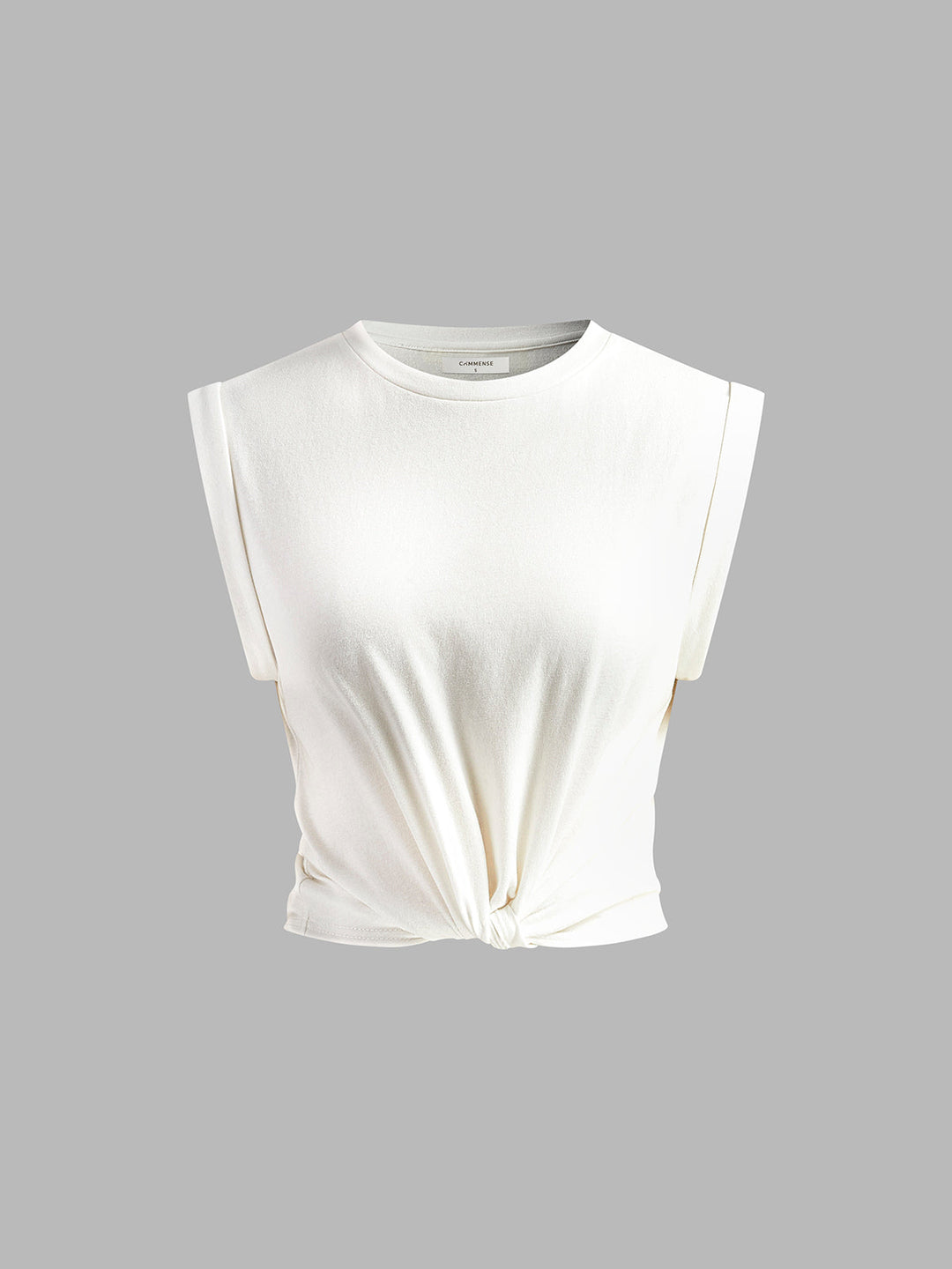 Sofia | T-shirt en coton avec nœud pour femmes