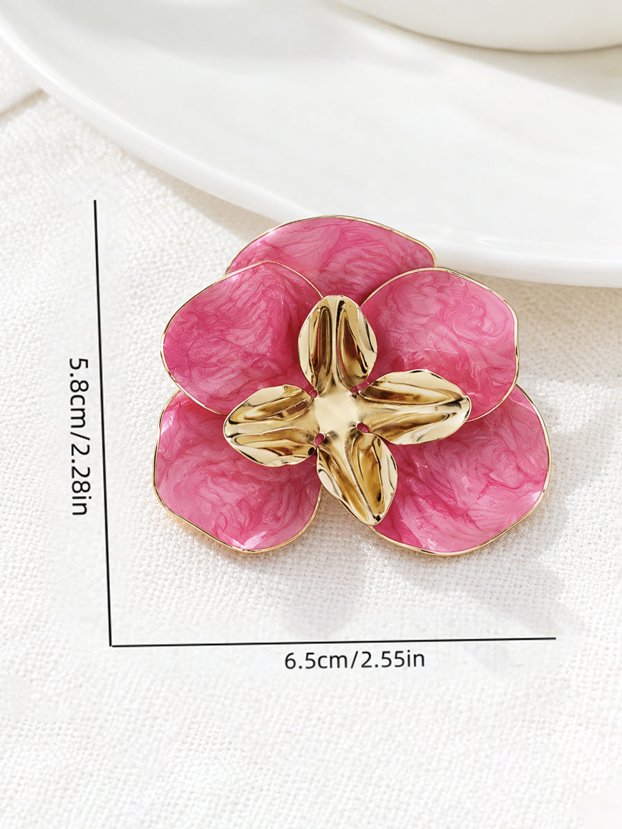 Broche en forme de fleur