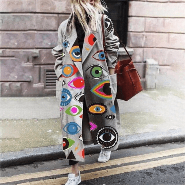 Fiona - Manteau en laine long pour femmes
