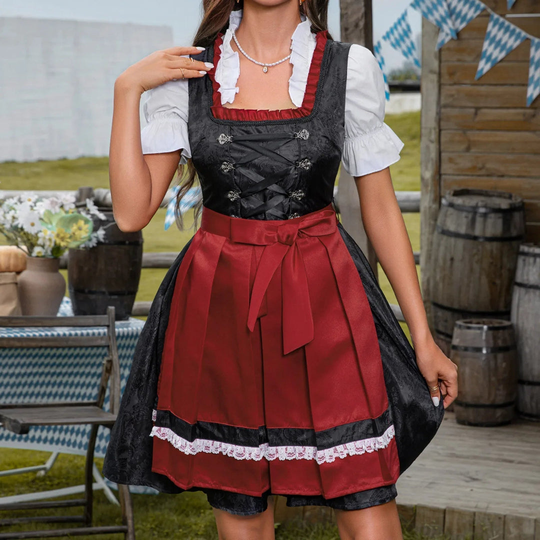 Kathrin | Robe Dirndl Traditionnelle Bavaroise Festive
