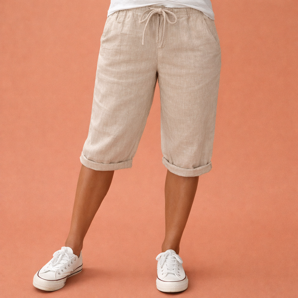 Shorts en coton confortables pour femmes avec une coupe élégante | Liora