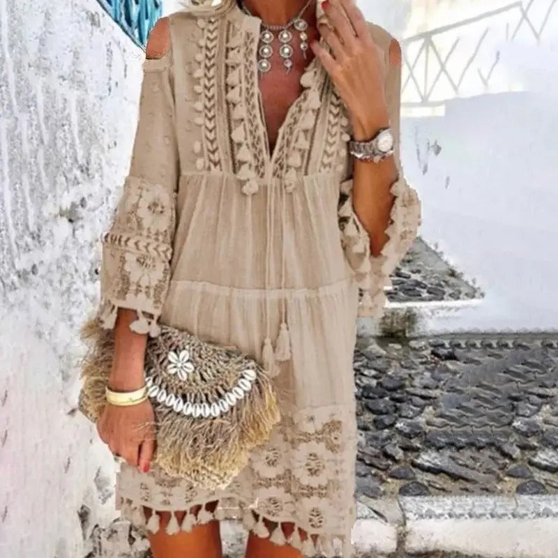 Bella | Robe Mini en Style Boho