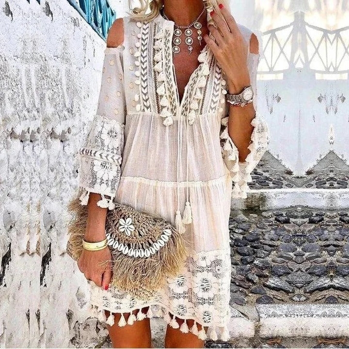 Bella | Robe Mini en Style Boho