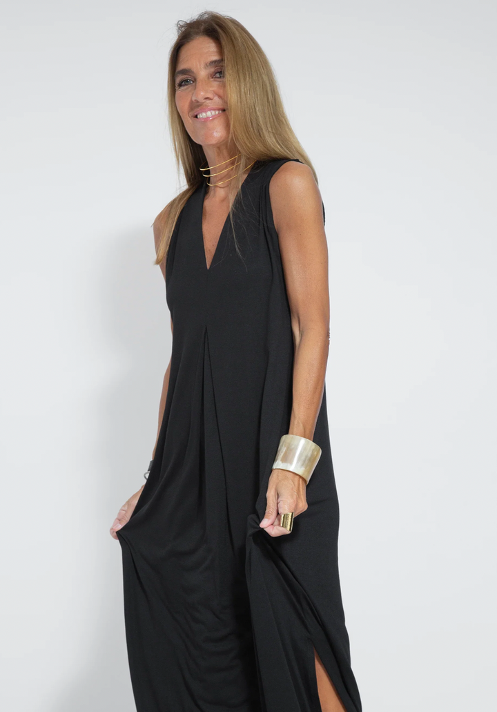 Kendall - Robe maxi unie pour l'été