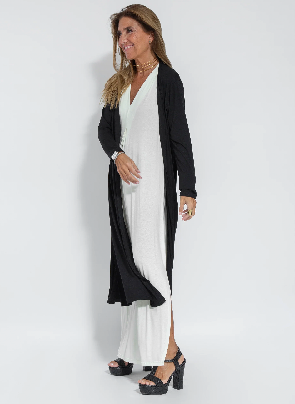 Kendall - Robe maxi unie pour l'été