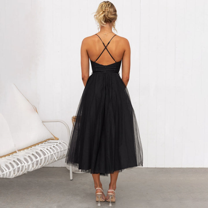 Franca - Robe midi élégante et contemporaine