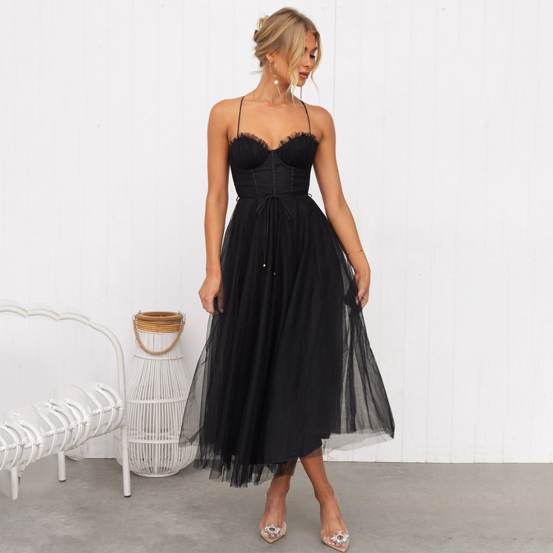 Franca - Robe midi élégante et contemporaine
