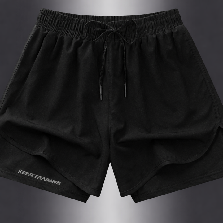 Shorts de sport géométriques pour femmes – Stylés et respirants pour le fitness et la course