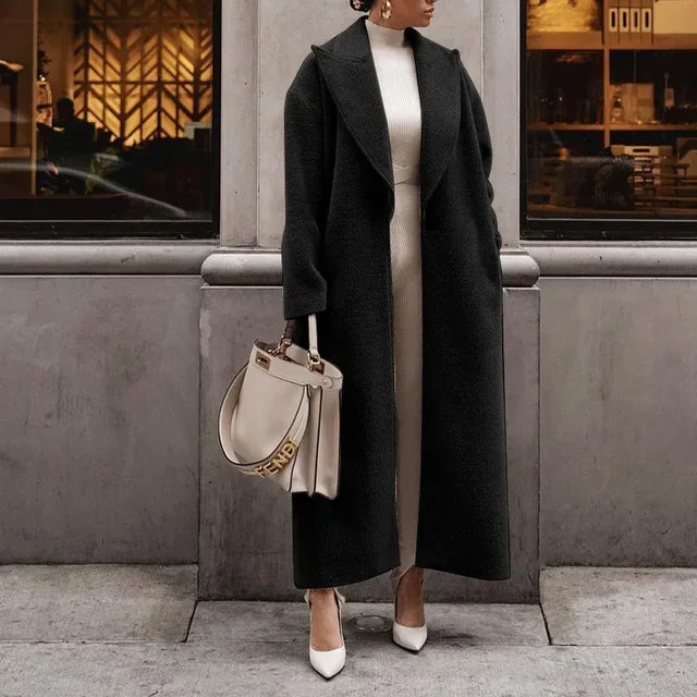 Manteau Long Oversize Femme | Chaud