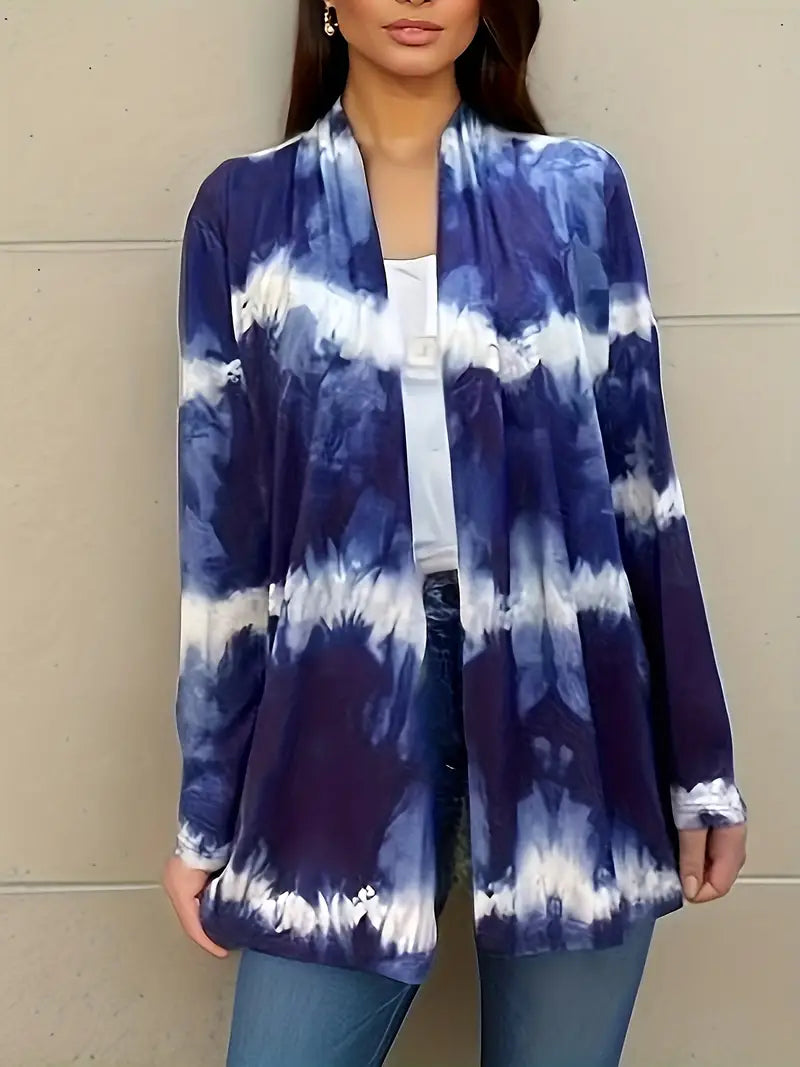 Cardigan Batik époustouflant avec devant ouvert pour femmes