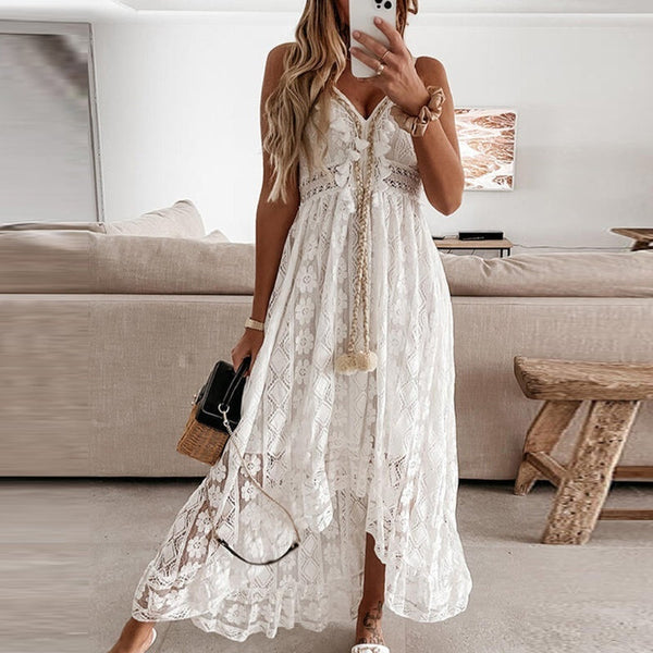 Oceanna | Élégant Robe Maxikleid Boho - fluide et confortable