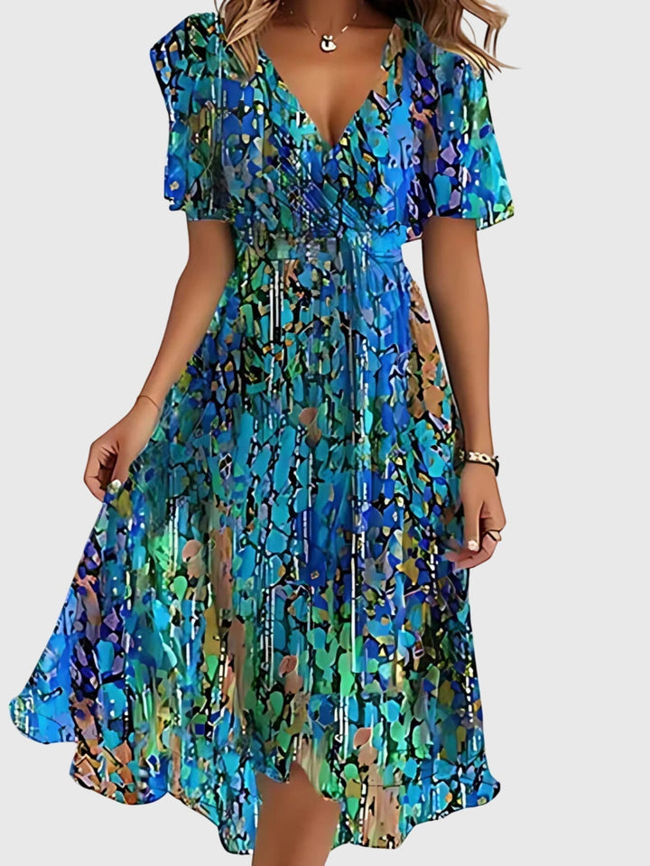 Robe d'été Boho pour femmes | Robe maxi élégante avec couverture du ventre