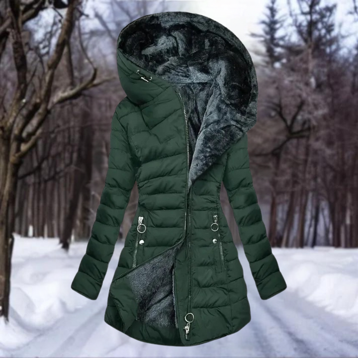 Manteau en peluche confortable, élégant et isolé pour femmes