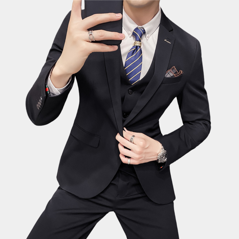 Costume de Mariage Classique pour Hommes | 3 pièces