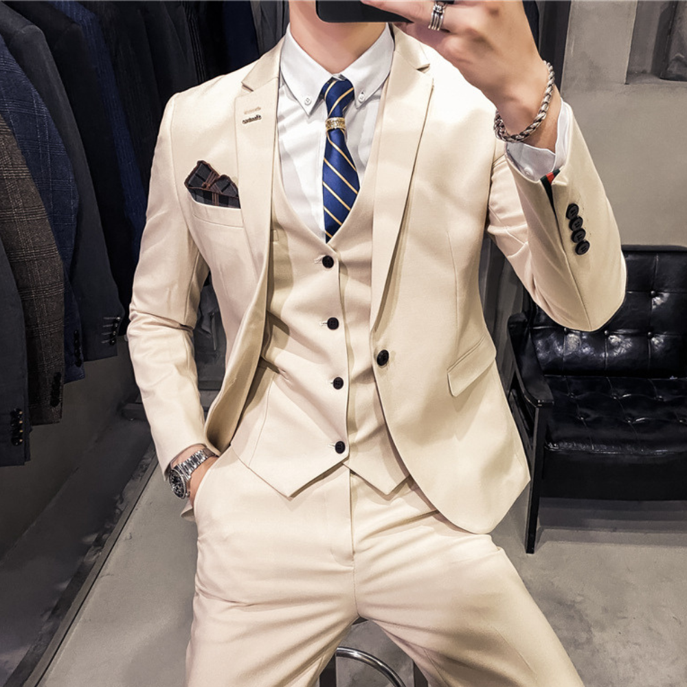 Costume de Mariage Classique pour Hommes | 3 pièces