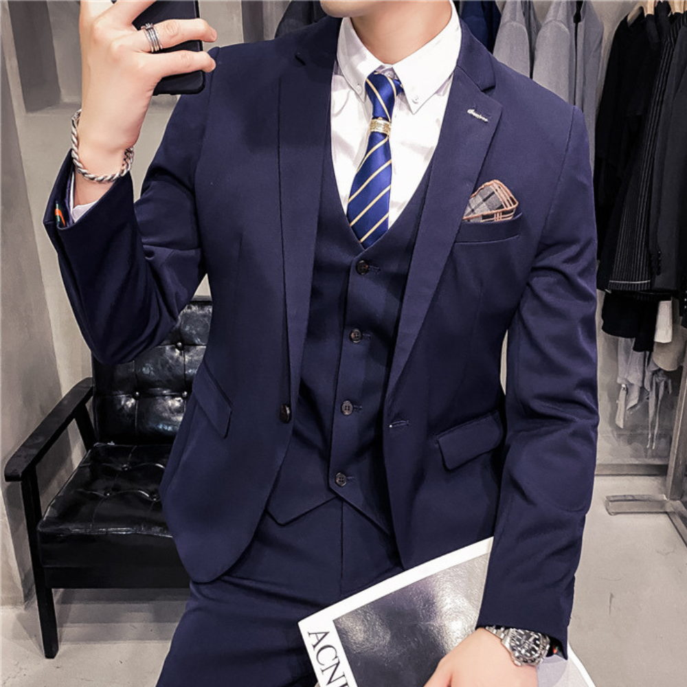 Costume de Mariage Classique pour Hommes | 3 pièces