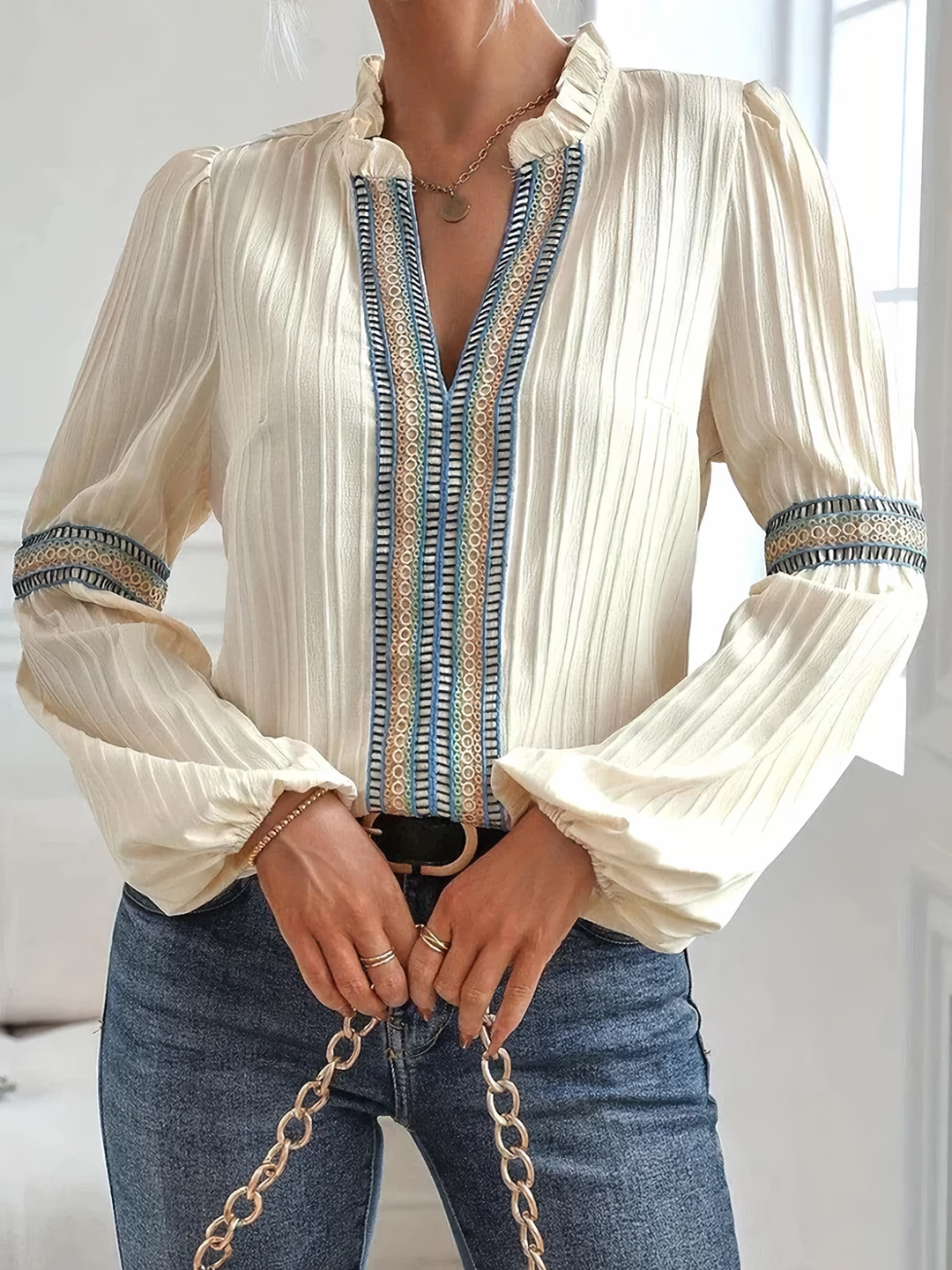 Valloré | Blouse en dentelle élégante