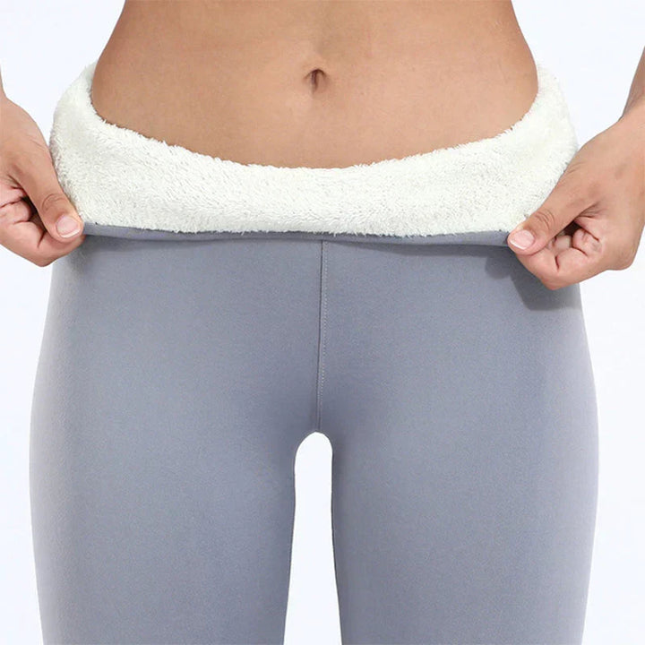 Leggings d'hiver chauds en agneau pour femmes