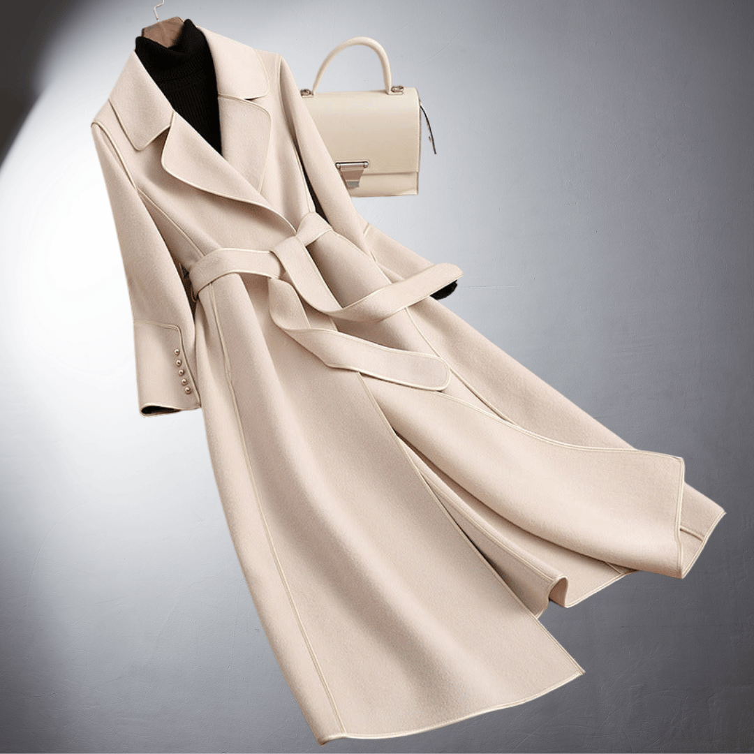 Manteau en cachemire premium fait main pour femmes
