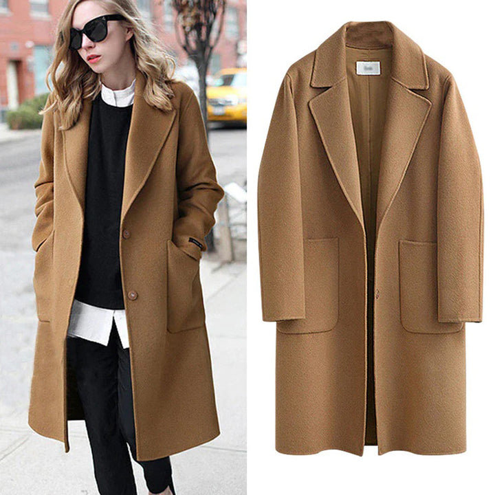 TORIA – Manteau long intemporel pour femmes