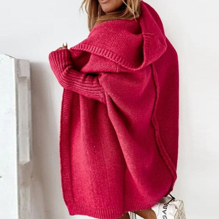 Cardigan Long Femme | Oversized Avec Capuche