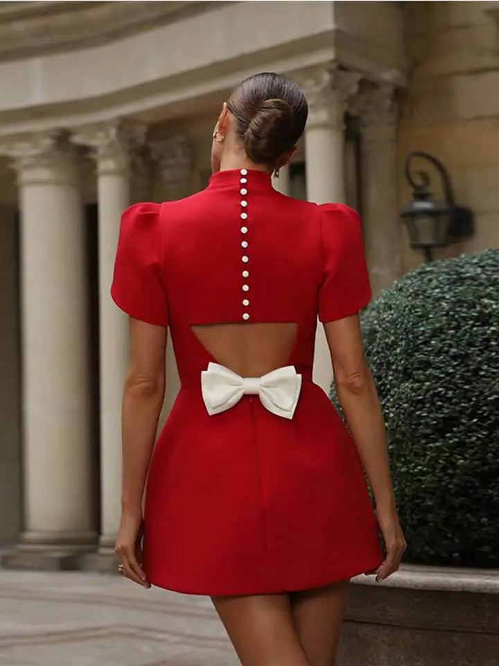 Christin | Robe courte avec épaulettes