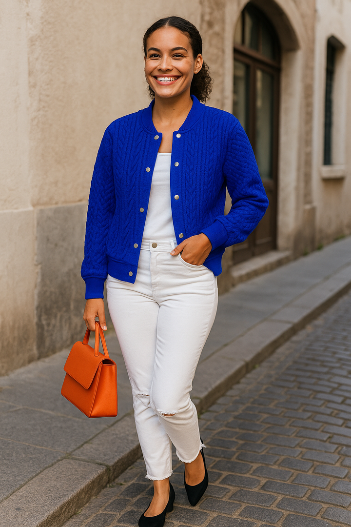 HELENE – Veste en tricot pour femmes – Élégante cardigan au design raffiné