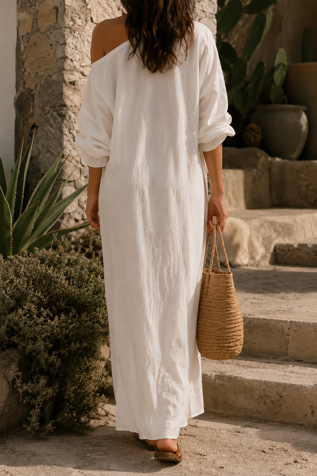 Frieda | Robe maxi élégante à une épaule