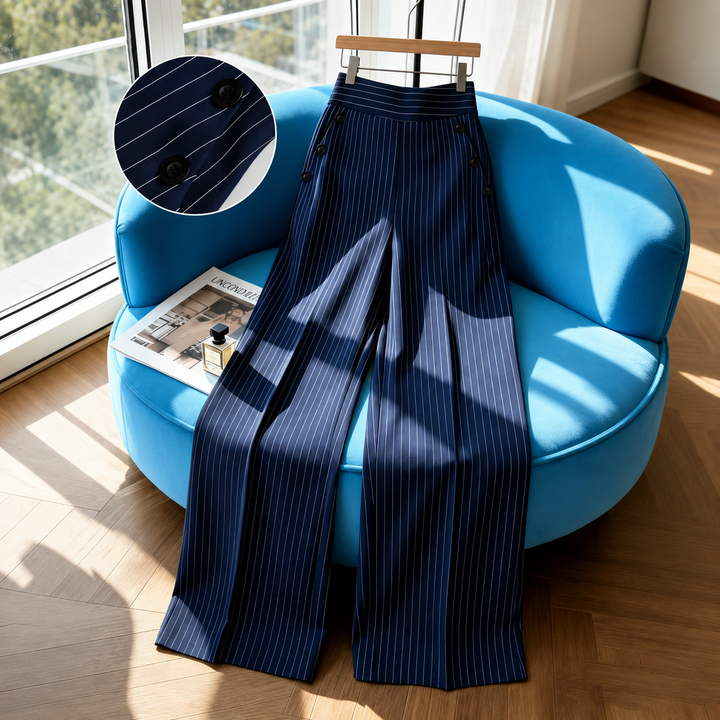 Bellagio™ Pantalon Palazzo avec coupe tailleur et élégance naturelle