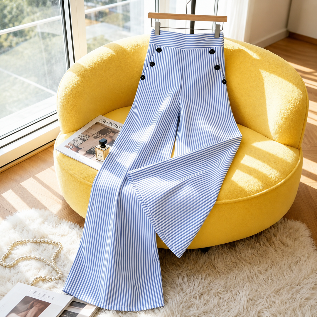 Bellagio™ Pantalon Palazzo avec coupe tailleur et élégance naturelle