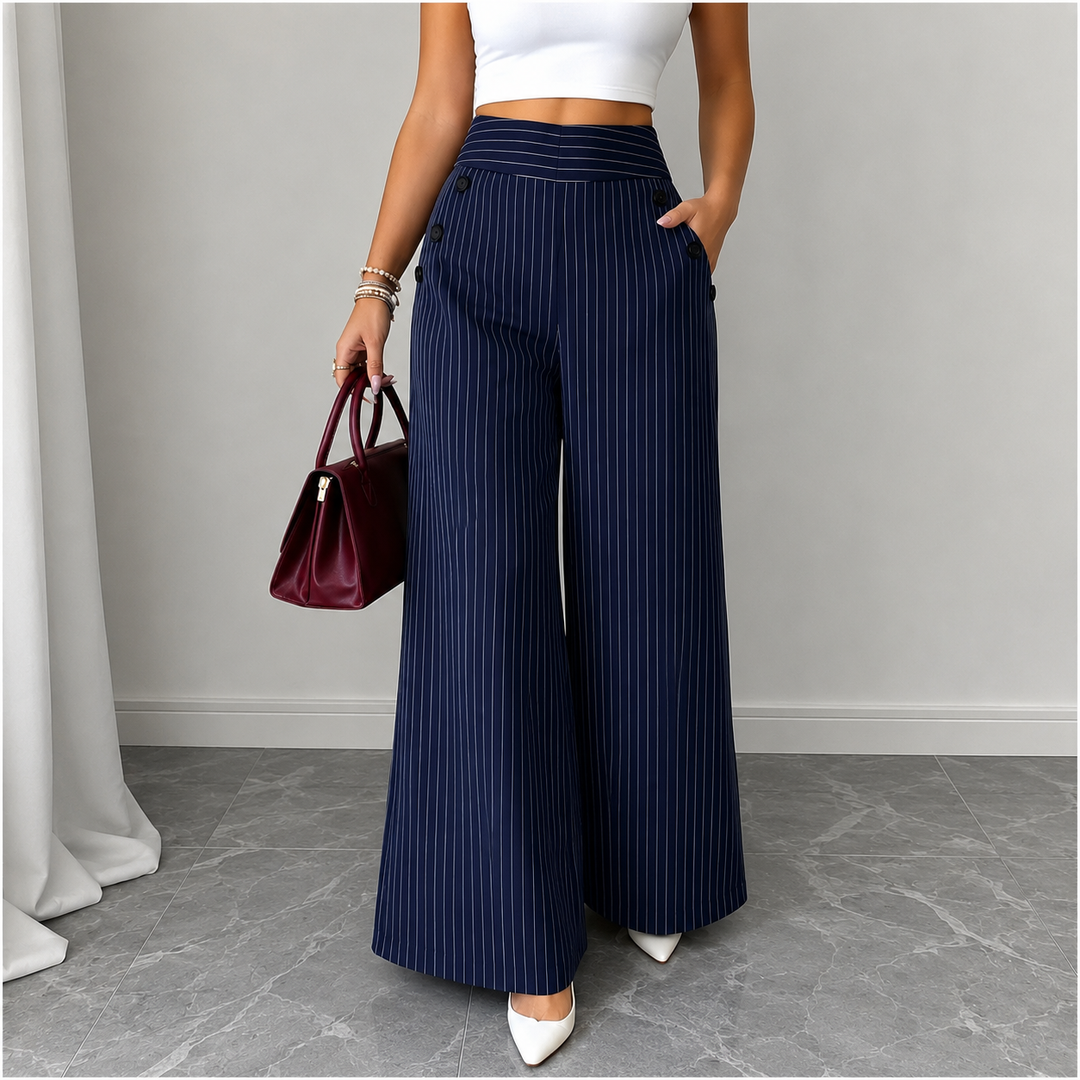 Bellagio™ Pantalon Palazzo avec coupe tailleur et élégance naturelle