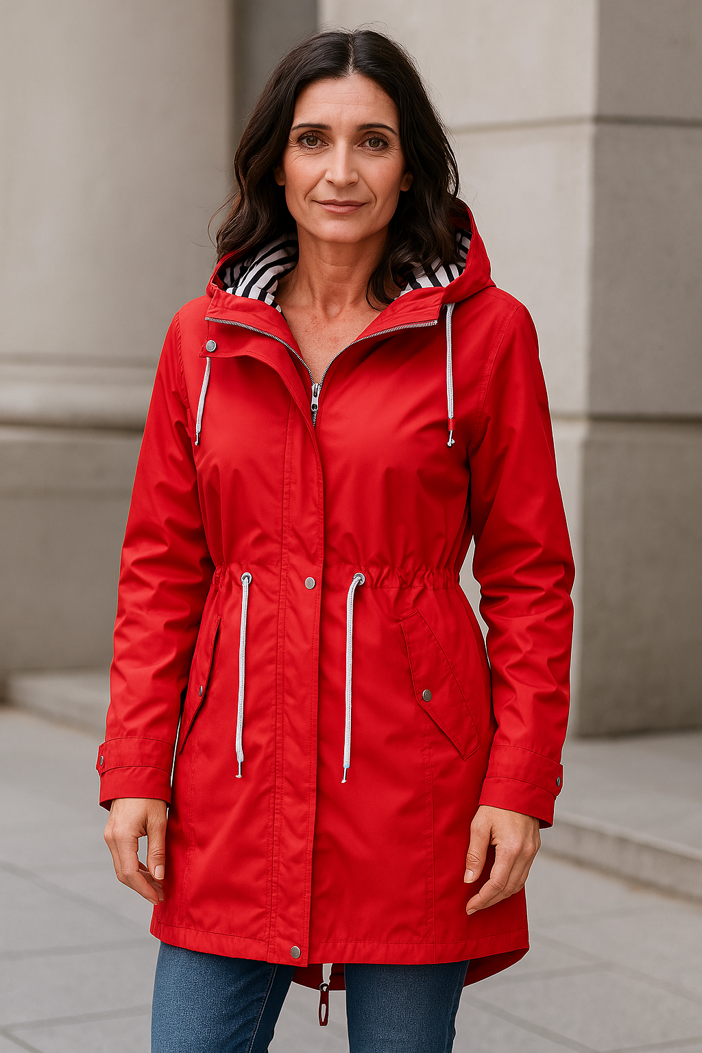 LEONORE – Le manteau de pluie élégant et imperméable pour femmes