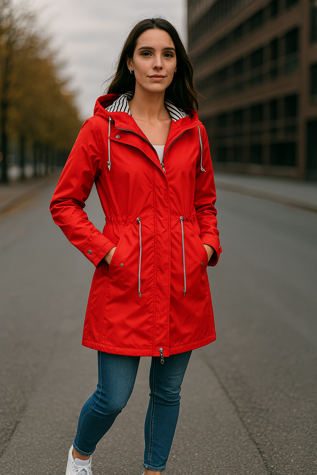 LEONORE – Le manteau de pluie élégant et imperméable pour femmes