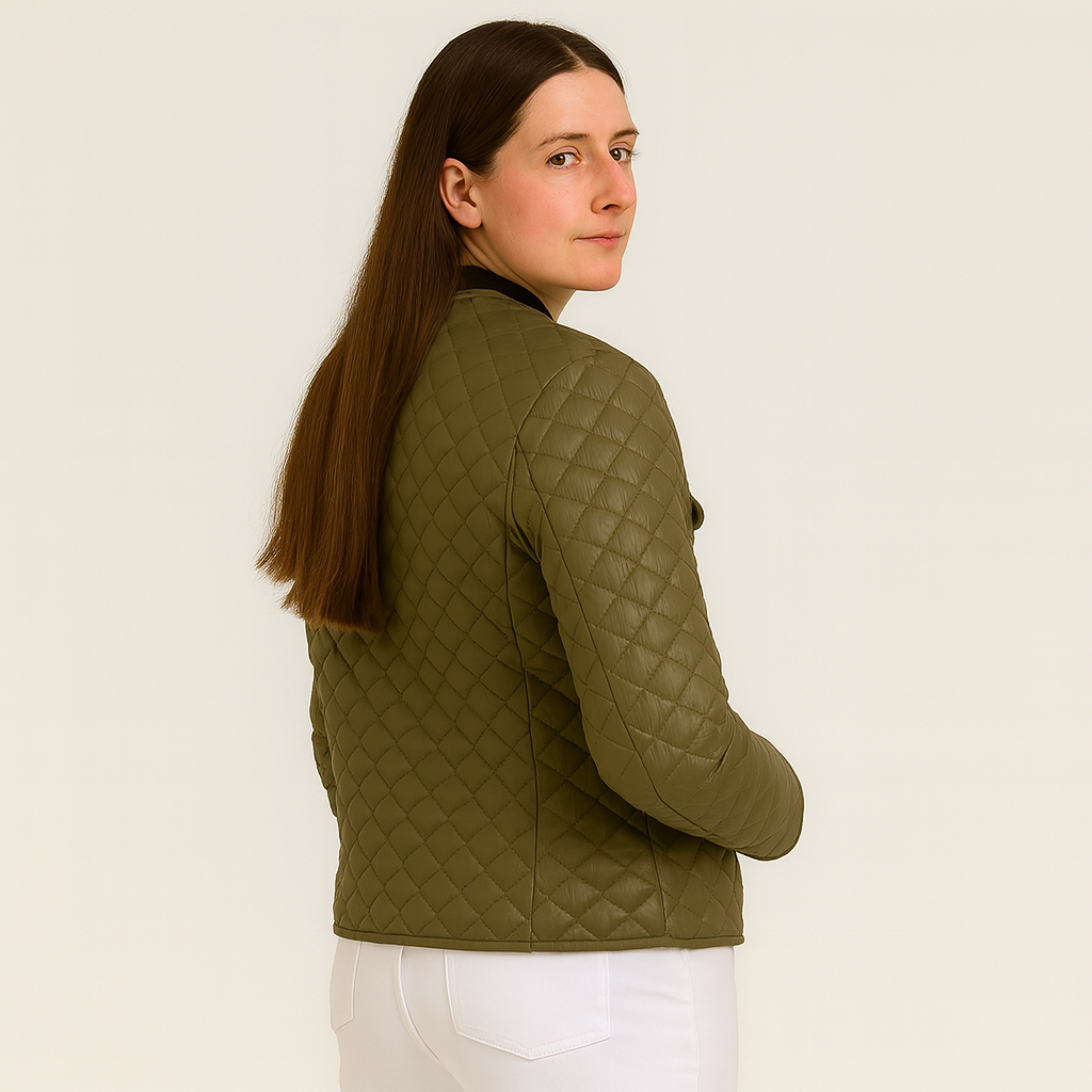 Renate | Manteau matelassé avec patte de boutonnage pour femmes