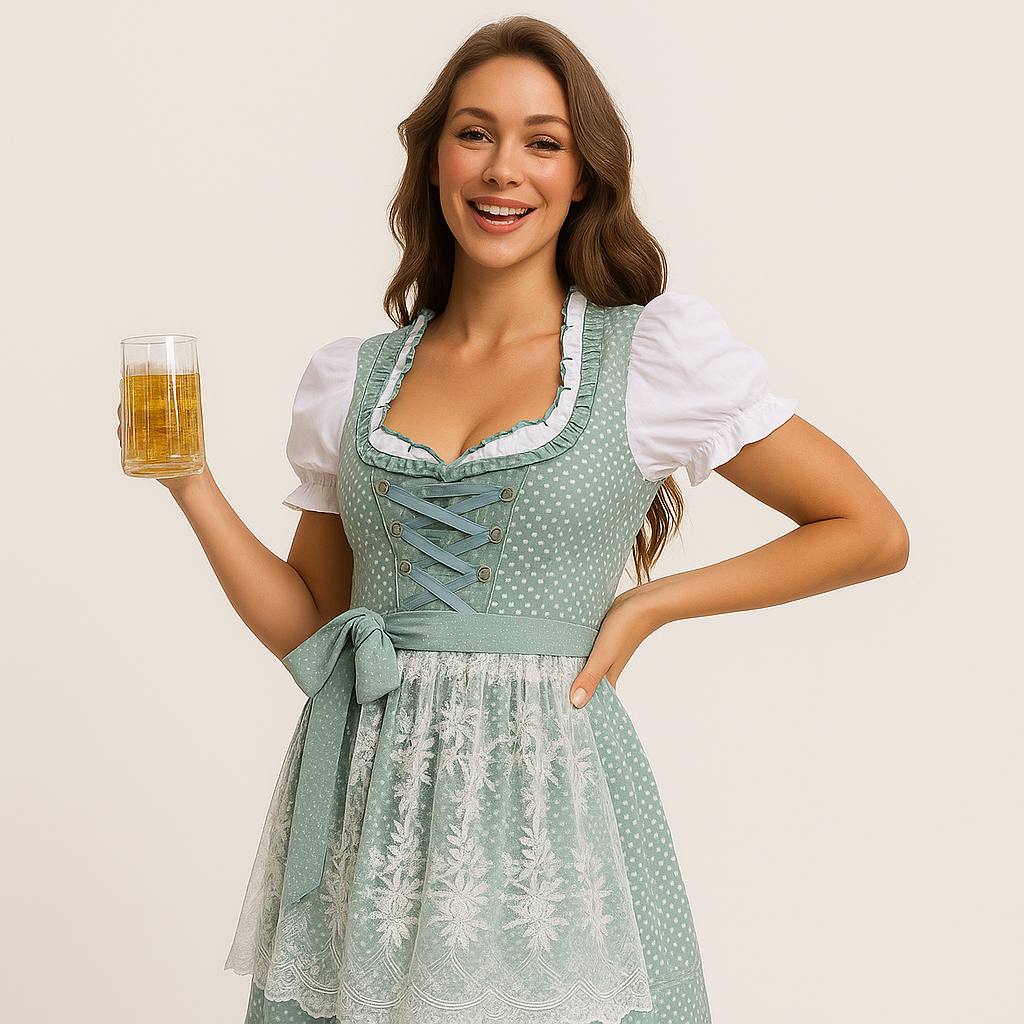 Dirndl Femme Festif – Robe Traditionnelle de Haute Qualité