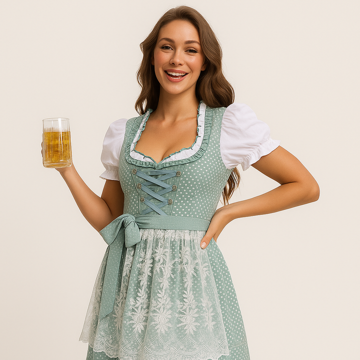 Dirndl Femme Festif – Robe Traditionnelle de Haute Qualité