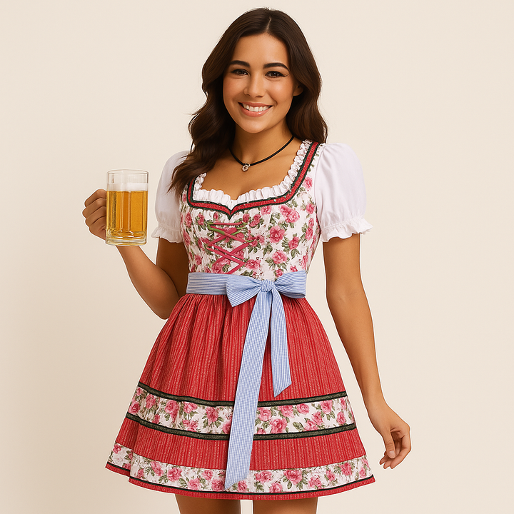 Dirndl Femme Festif – Robe Traditionnelle de Haute Qualité