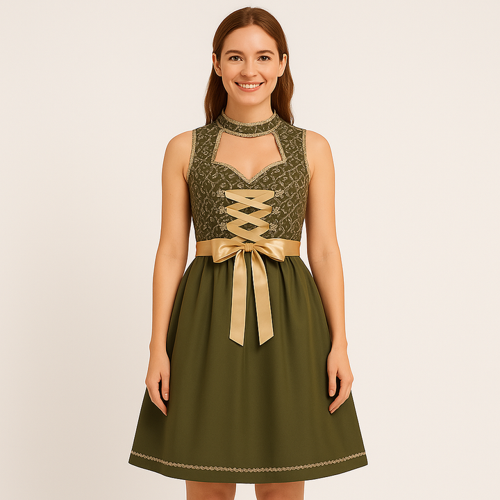Dirndl Oktoberfest Femme – Avec Tablier