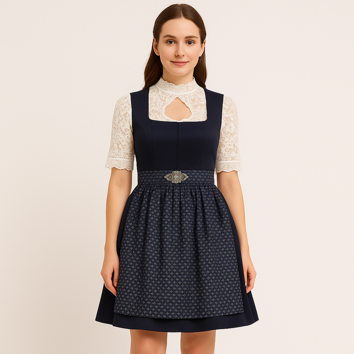 Robe Trachten pour Femmes – Dirndl en Dentelle pour Oktoberfest à Munich