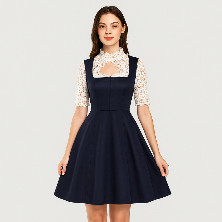 Robe Trachten pour Femmes – Dirndl en Dentelle pour Oktoberfest à Munich