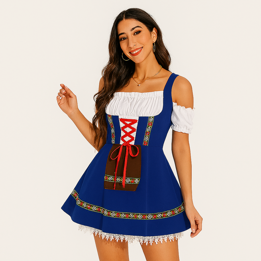 Dirndl Oktoberfest Femme Court