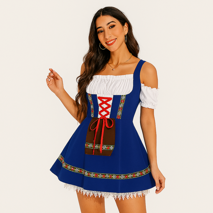 Dirndl Oktoberfest Femme Court