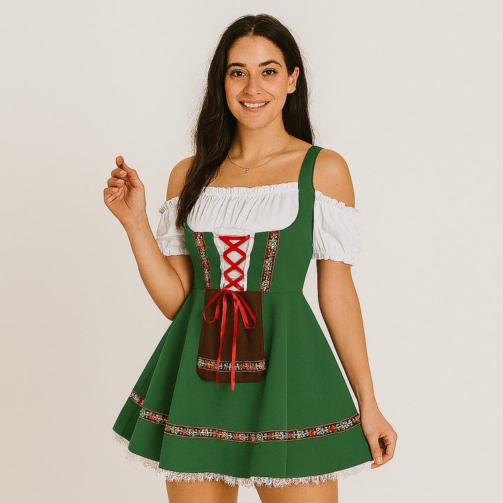 Costume Dirndl Femme – Idéal pour Oktoberfest & Soirées à Thème