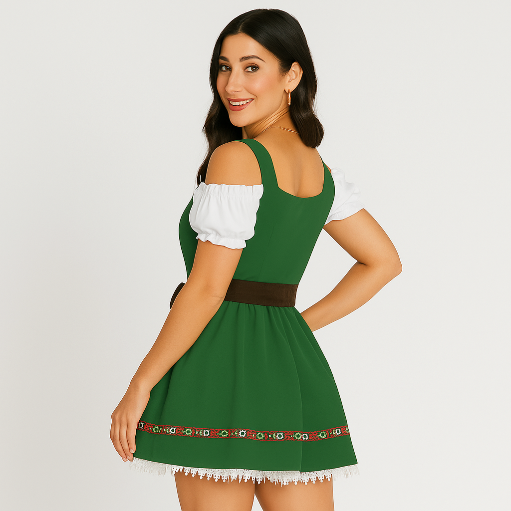 Costume Dirndl Femme – Idéal pour Oktoberfest & Soirées à Thème