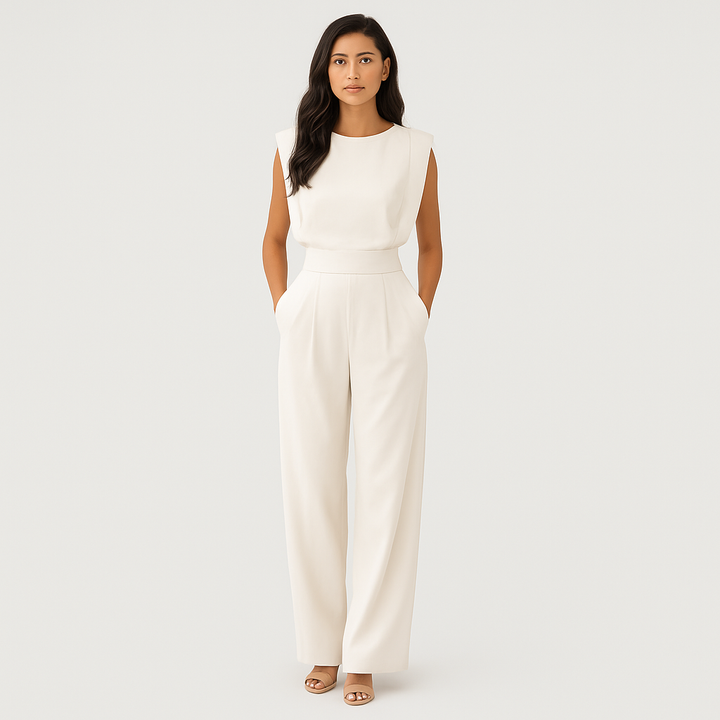 Combinaison décontractée unie pour femmes – Tenue confortable à une pièce pour le trajet quotidien au travail