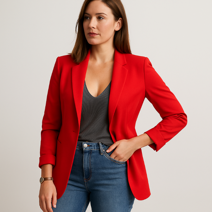 Blazer Long pour Femmes – Blazer Élégant pour des Tenues Stylées